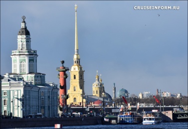 В 2020 году круизный речной теплоход впервые будет швартоваться на реке Неве в центре Санкт-Петербурга