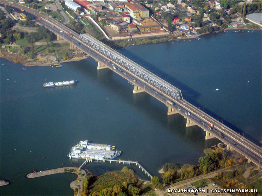 Гниловской (Западный) авто-железнодорожный мост в Ростове-на-Дону