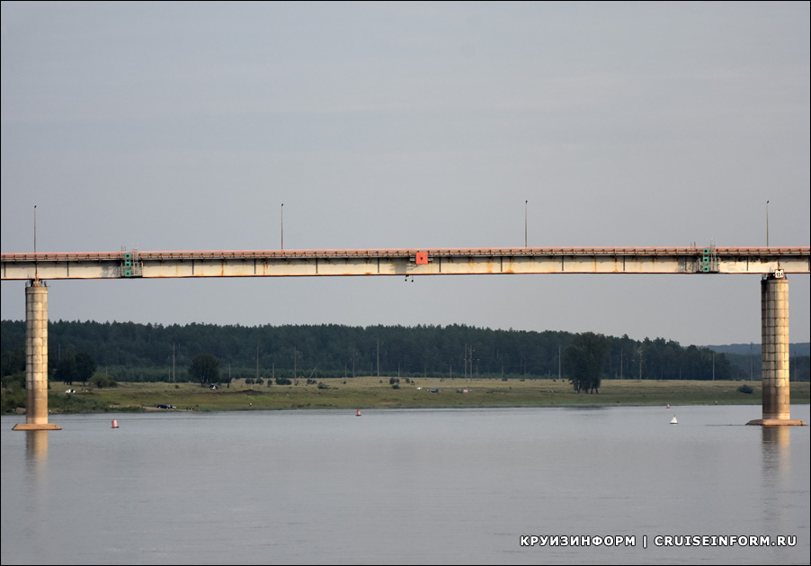 Автомобильный мост через реку Белая на трассе Дюртюли – Нефтекамск