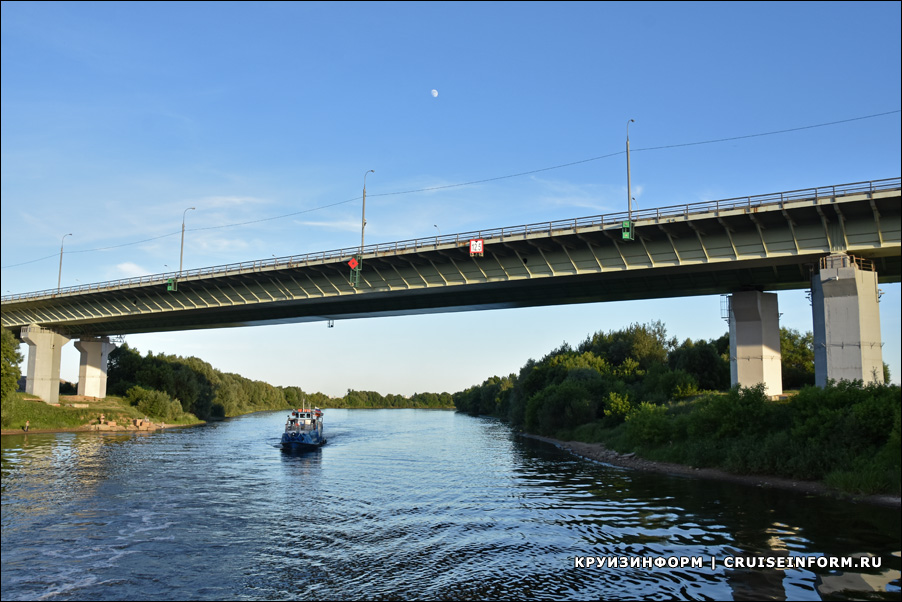 Бакунинский мост через реку Москву в районе Воскресенска