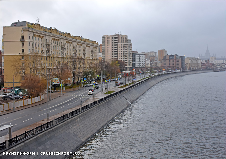Саввинская набережная в Москве (фото)