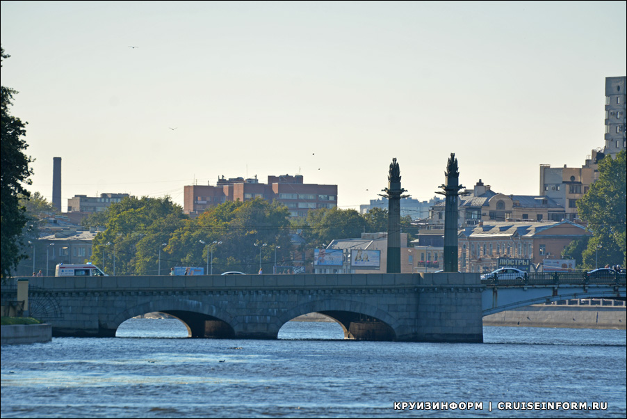 Ушаковский мост на Большой Невке в Санкт-Петербурге