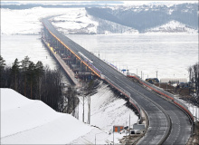 Мост М-12 через реку Волгу у Казани