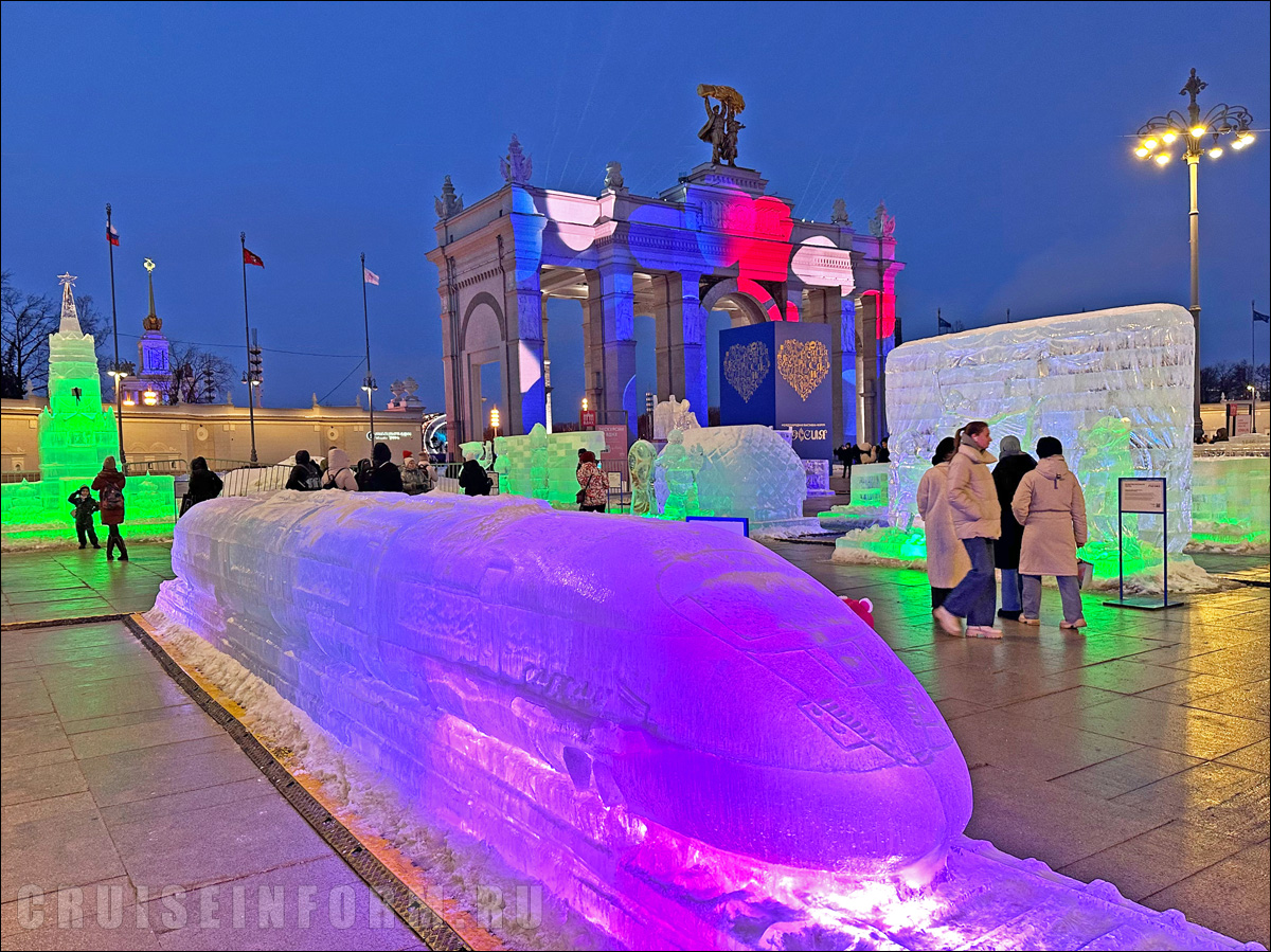 Выставка ледяных скульптур на ВДНХ (2024)