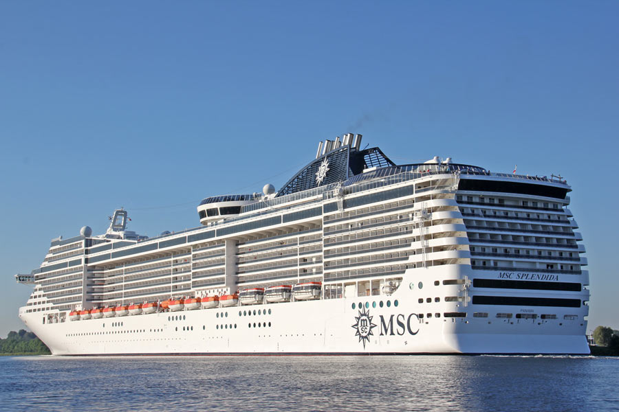 Круизный лайнер msc splendida фото