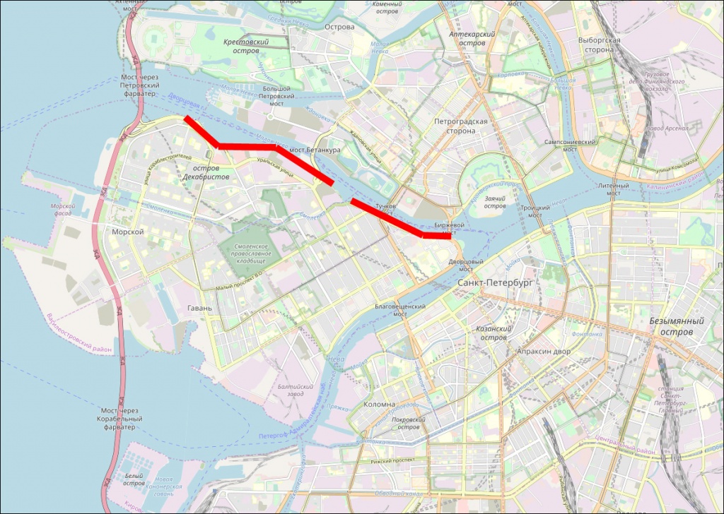 Где 22 спб. Набережная Макарова ЗСД. Набережная Макарова Санкт-Петербург на карте. Мост Бетанкура в Санкт-Петербурге. Мост Бетанкура в Санкт-Петербурге на карте.