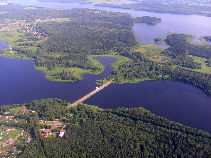 Пяловское водохранилище на Канале имени Москвы