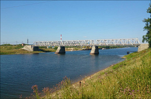 Мост Тверской железнодорожный через Волгу